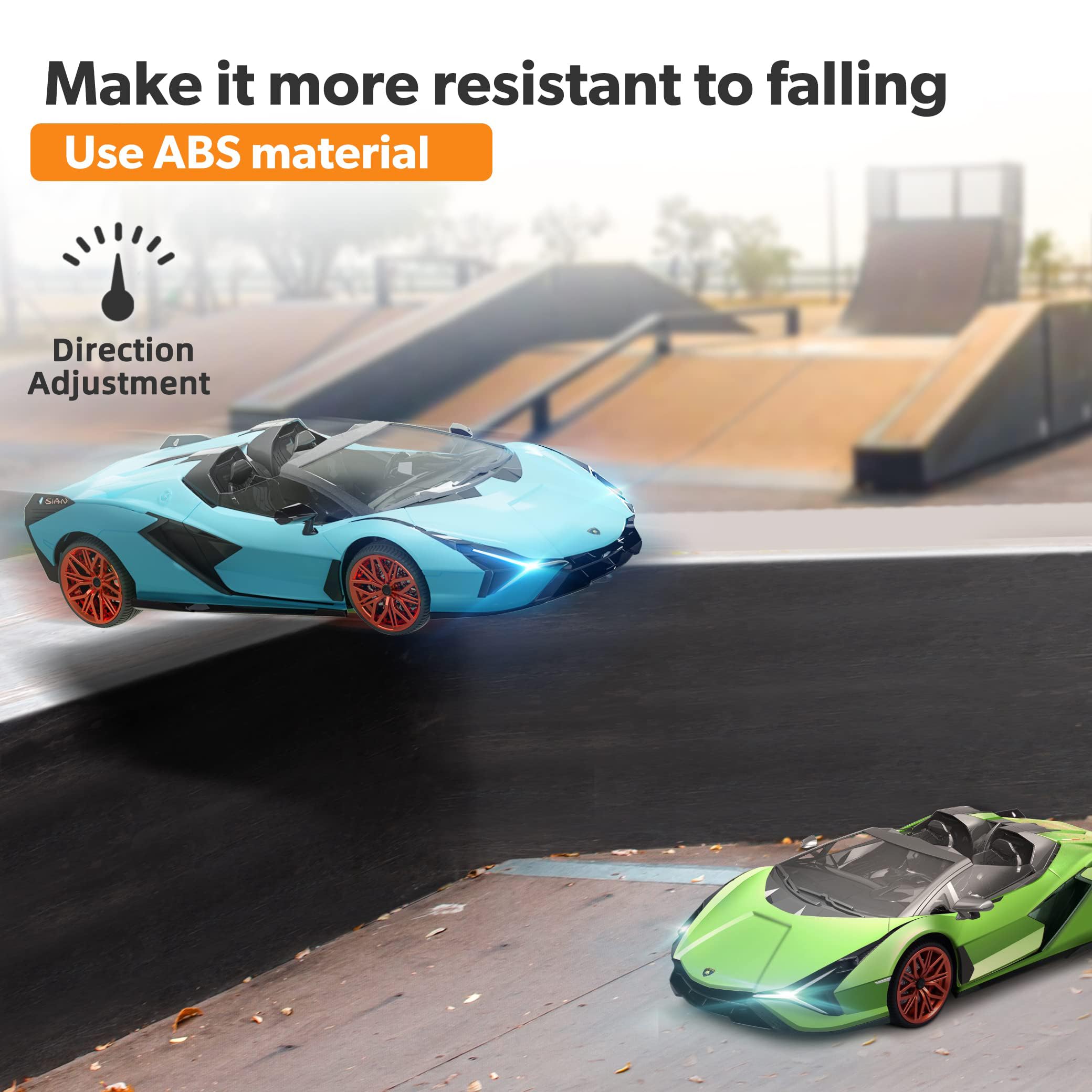 Amazon.com: MIEBELY 1:12 Licensed Lamborghini Sián RC Roadster Toy